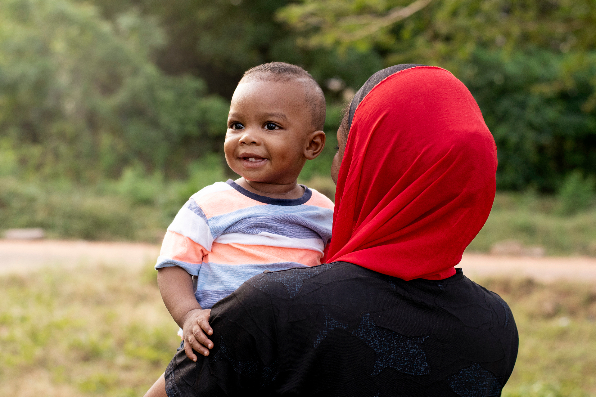 Hachimia avec un enfant